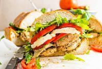 Vibrant Caprese Chicken Sandwich
