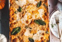 Creamy Pumpkin Lasagna with Crispy Pancetta