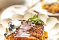 Overnight Brioche French Toast Bake