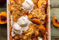 Simple Sweet Cake Mix Peach Cobbler