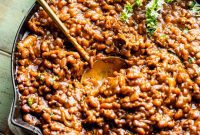 Hearty Ground Beef Bean Bake