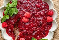 Luscious Cranberry Raspberry Sauce