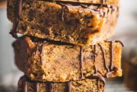 Umami-Sweet Miso Prune Blondies with Chocolate Swirl
