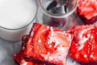 Velvety Red Brownie Delights