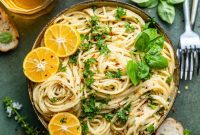 Zesty Lemon Garlic Pasta