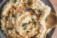 Brown Butter Garlic Herb Mash