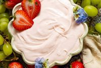Dreamy Cream Cheese Fruit Dip
