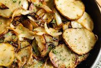 Crispy Pan-Fried Potatoes and Onions
