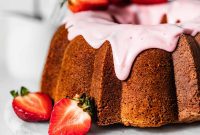 Sweet Strawberry Pound Cake