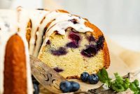 Sumptuous Blueberry Pound