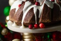 Warm Gingerbread Bundt with Velvety Cream Cheese Frosting