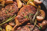 Sticky Honey Garlic Pork Chops