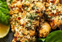 Signature Garlic Parmesan Chicken Skewers