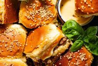 Aloha Cheeseburger Sliders