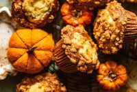 Cafe-Style Pumpkin Cream Cheese Muffins