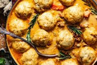 Comforting Dutch Oven Chicken and Dumplings