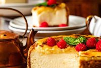 Golden Crown Creme Brulee Cheesecake