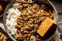 Smoky Black-Eyed Peas and Collard Greens