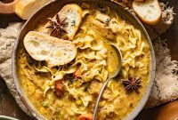 Cast Iron Comfort Chicken Noodle Soup