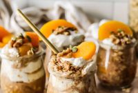 No-Bake Peach Cobbler Oats