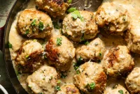 Lemon Caper Chicken Meatballs