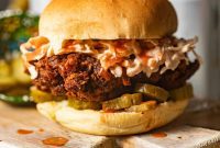 Fiery Nashville Chicken Sandwich