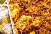 Golden Mashed Potato Bake