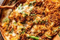 Savory Bacon Green Bean Casserole