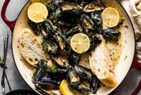 Wine-Kissed Mussels