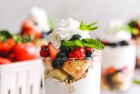 Heavenly Mixed Berry and Butter Cake Trifles