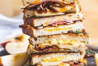 Sweet & Savory Apple Bacon Cheddar Melt