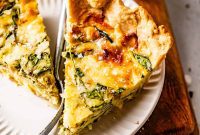 Golden Florentine Quiche