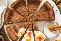 Spiced Apple Butter Basque Cheesecake
