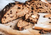 Effortless Cinnamon Raisin Sourdough Loaf