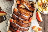 Warm Apple Pear Fritters Drizzled with Honey