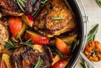 Autumn Apple Cider Rosemary Chicken