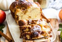 Apple Cider Glazed Apple Pear Bread