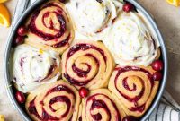 Zesty Cranberry Cinnamon Swirls