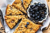 Ginger-Spiced Blueberry Prune Buckle