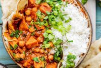 Creamy Coconut Sweet Potato Chickpea Curry