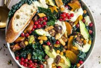 Next-Level Vegan Caesar: Kale & Crispy Chickpea Salad