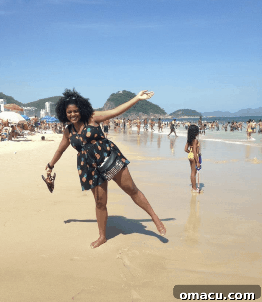 Author in Rio De Janeiro at Copacabana Beach!