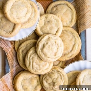 brown butter sugar cookies on a serving tray