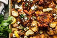 One-Pan Roasted Chicken Thighs and Potatoes