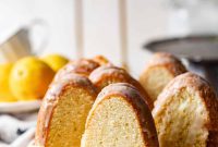 Velvet Lemon Buttermilk Pound Cake