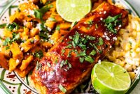Grilled BBQ Salmon Recipe: Tangy Glaze and Charred Perfection