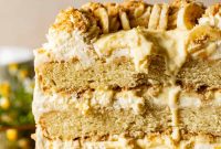 Creamy Banana Pudding Cake with Vanilla Custard