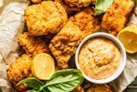 Crispy Catfish Nuggets with Zesty Creole Tartar Recipe