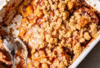 Mini Peach Cobbler Cinnamon Roll Bites Recipe